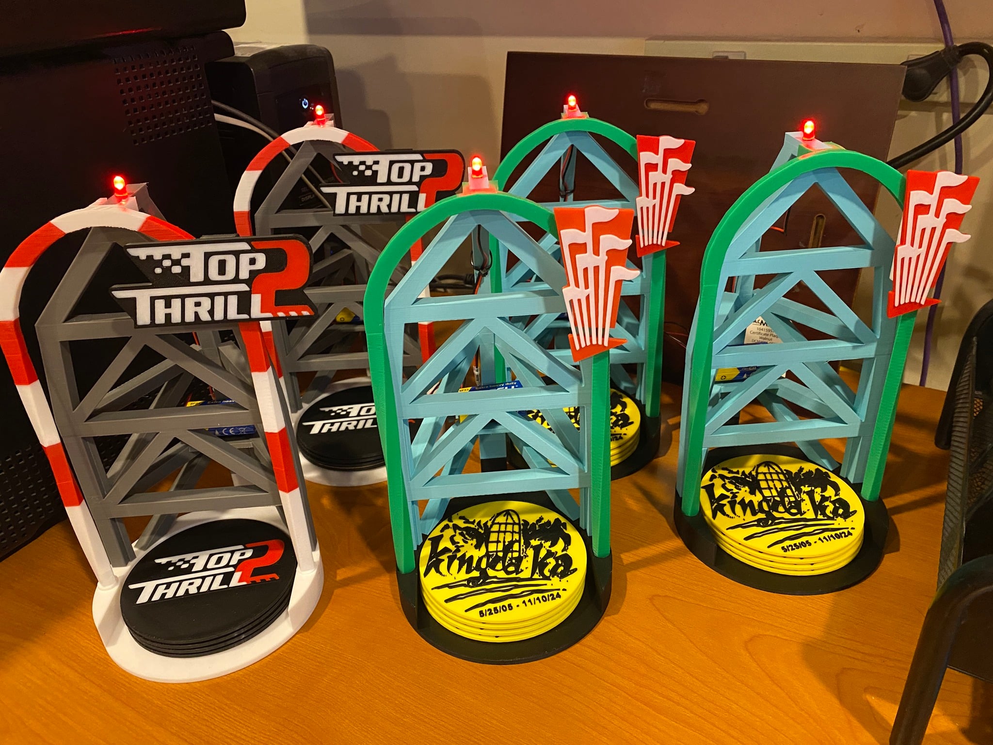 Top Thrill 2 Trophy Display