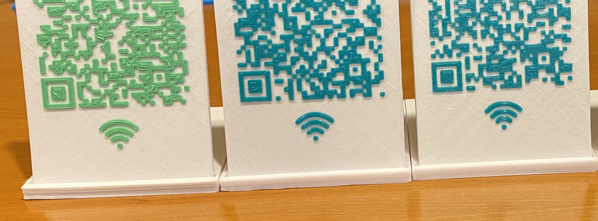 WiFi QR stand