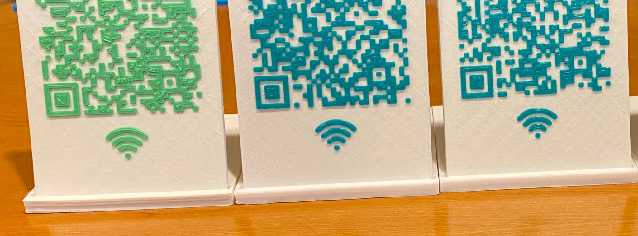 Wifi QR Code Stand